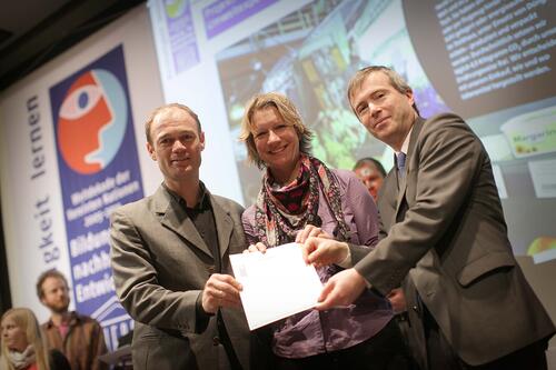 Auszeichnung Klimawerkstatt UN-Dekade-Projekt &copy; Jakob Studnar