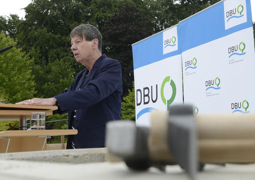 Grundsteinlegung Hendricks © DBU/Hermann Pentermann