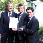 Übergabe Förderbescheid &copy; Zoo Osnabrück/Lisa Josef