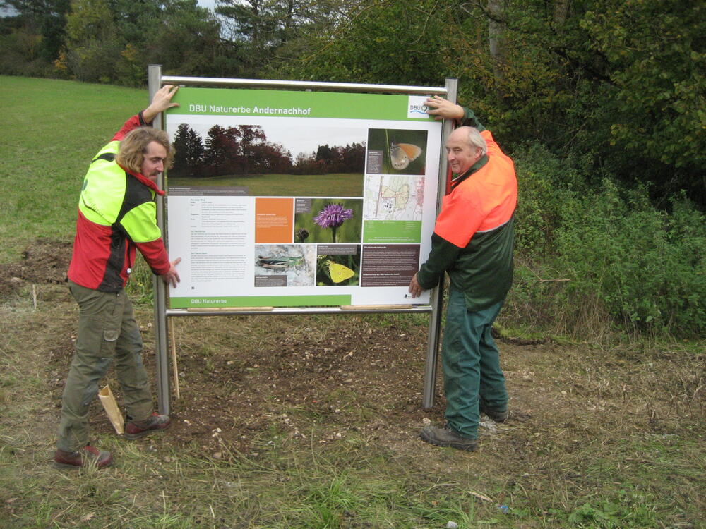 Infotafeln Andernachhof © Bundesforstbetrieb Hohenfels