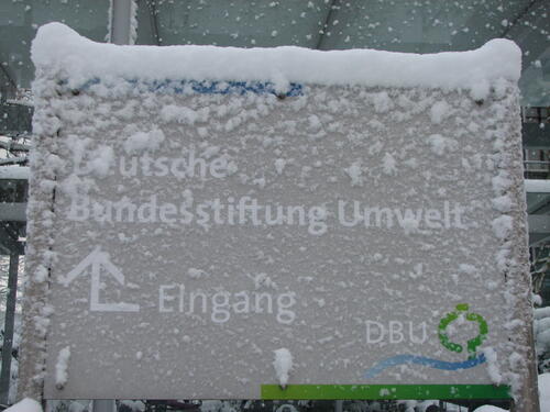 Die Deutsche Bundesstiftung Umwelt im Schnee 