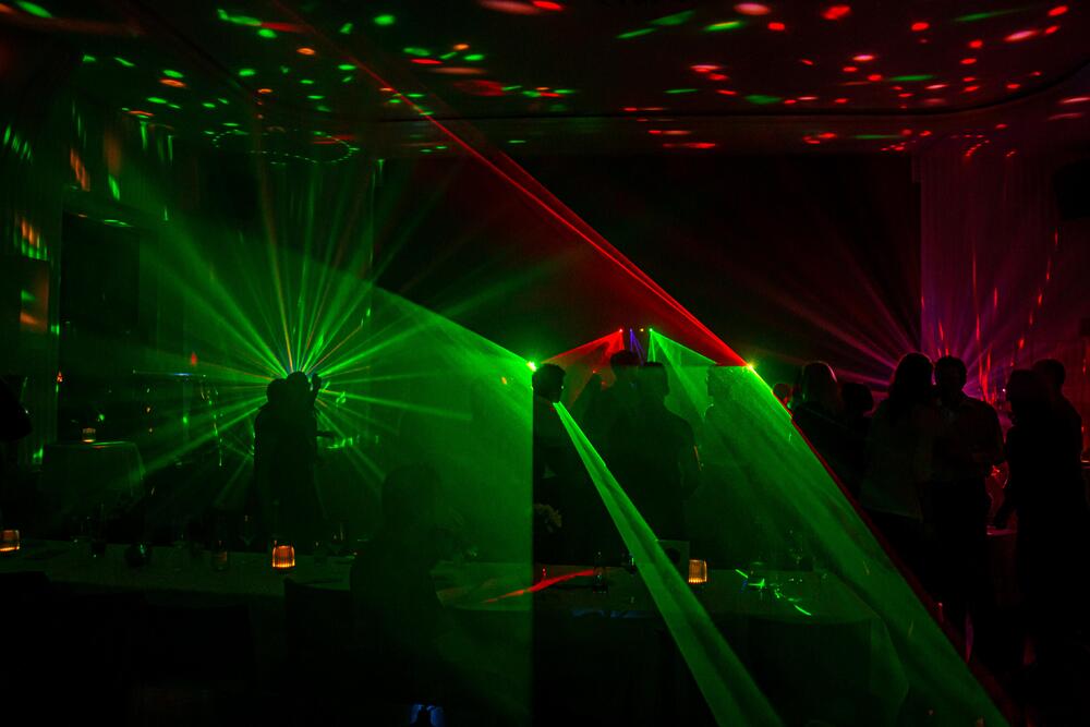 Lightshow auf dem Stipendiaten- und Alumni-Treffen 2019 in Mannheim  © DBU, Andreas Dannhauer