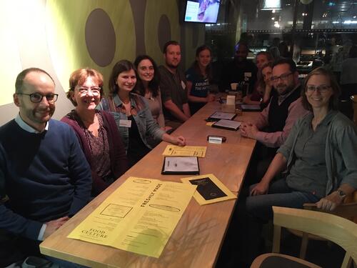 Abendessen der Sprecherinnen und Sprecher mit DBU-Generalsekretär Alexander Bonde Oktober 2019 in Mannheim  © DBU, Christine Busch