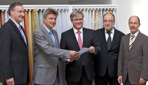 Übergabe Bewilligung 