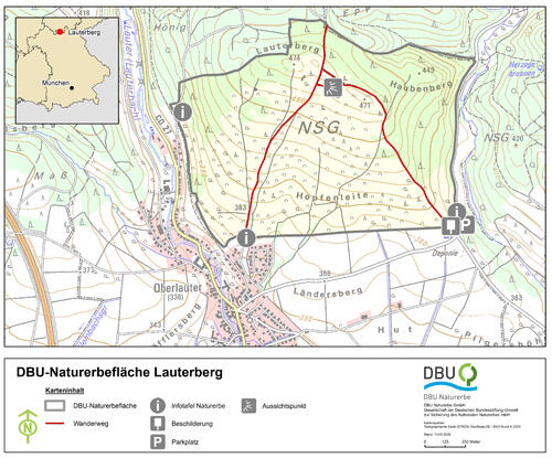 Karte Lauterberg © DBU Naturerbe