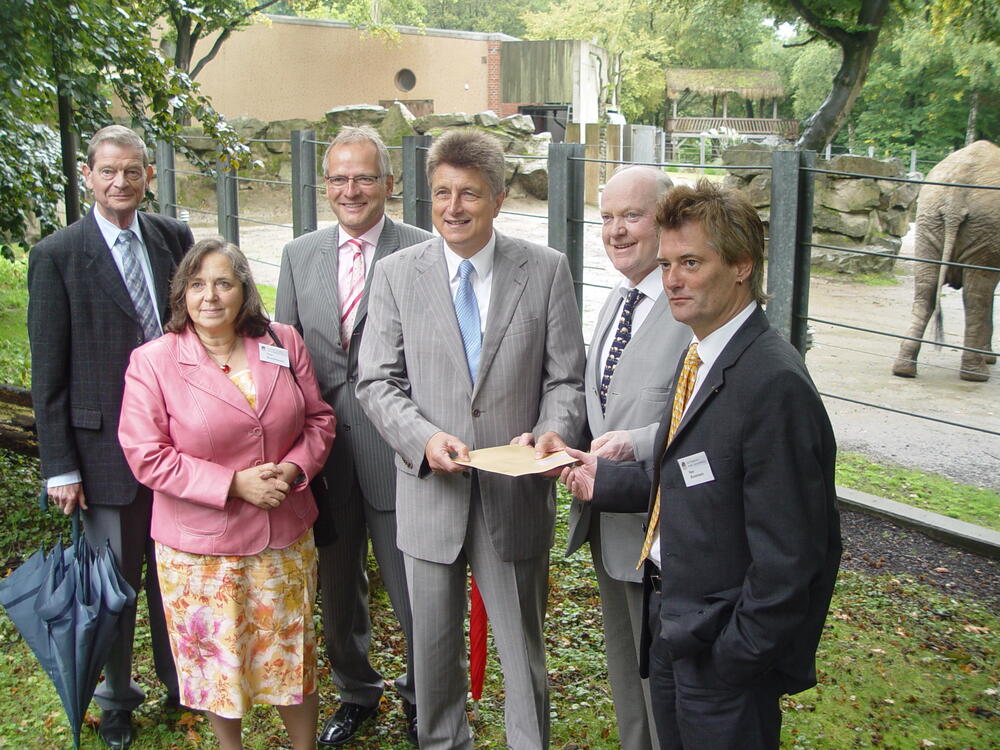 Bewilligungsübergabe Zoo Osnabrück 