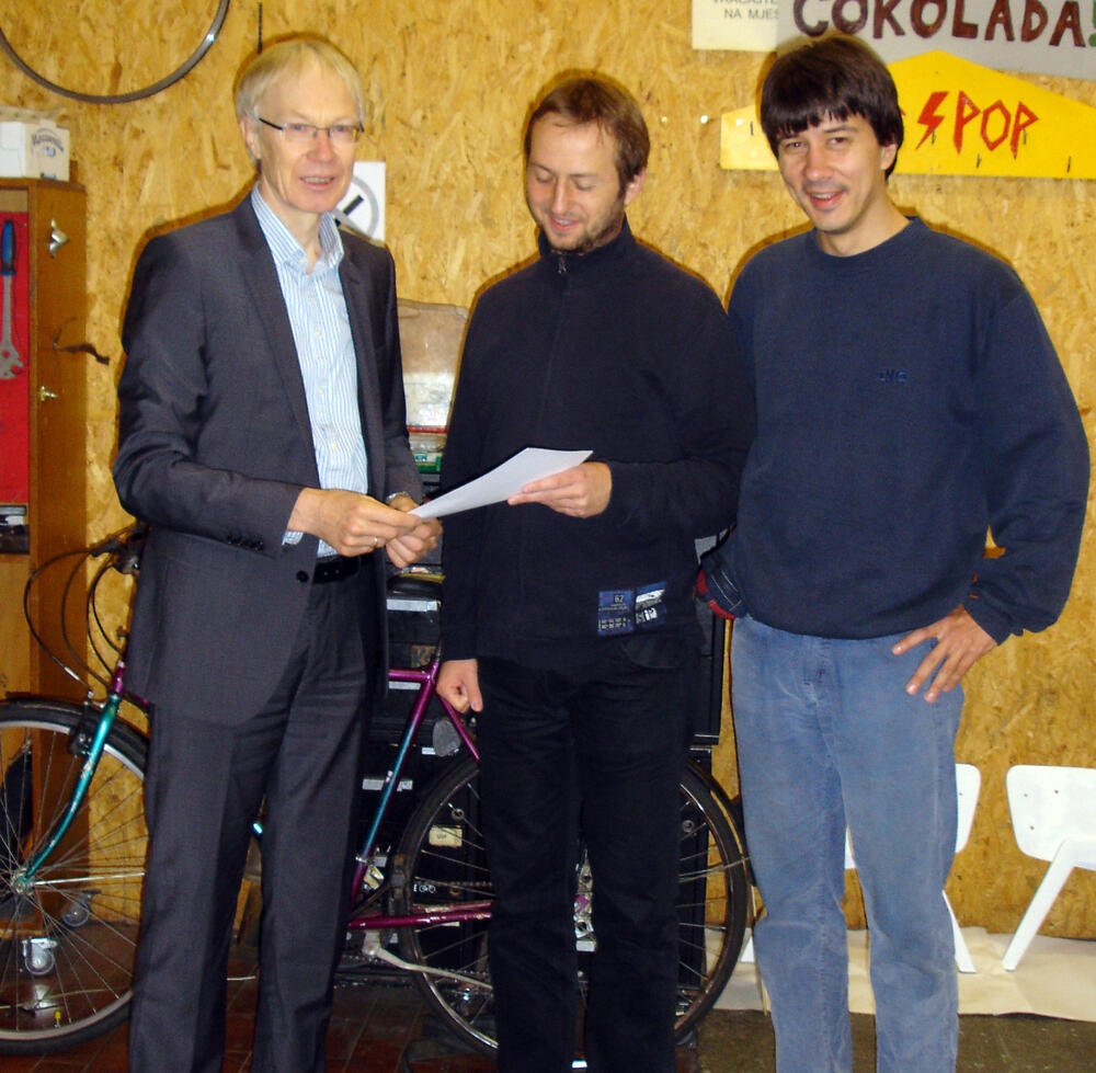 Übergabe Förderbescheid 