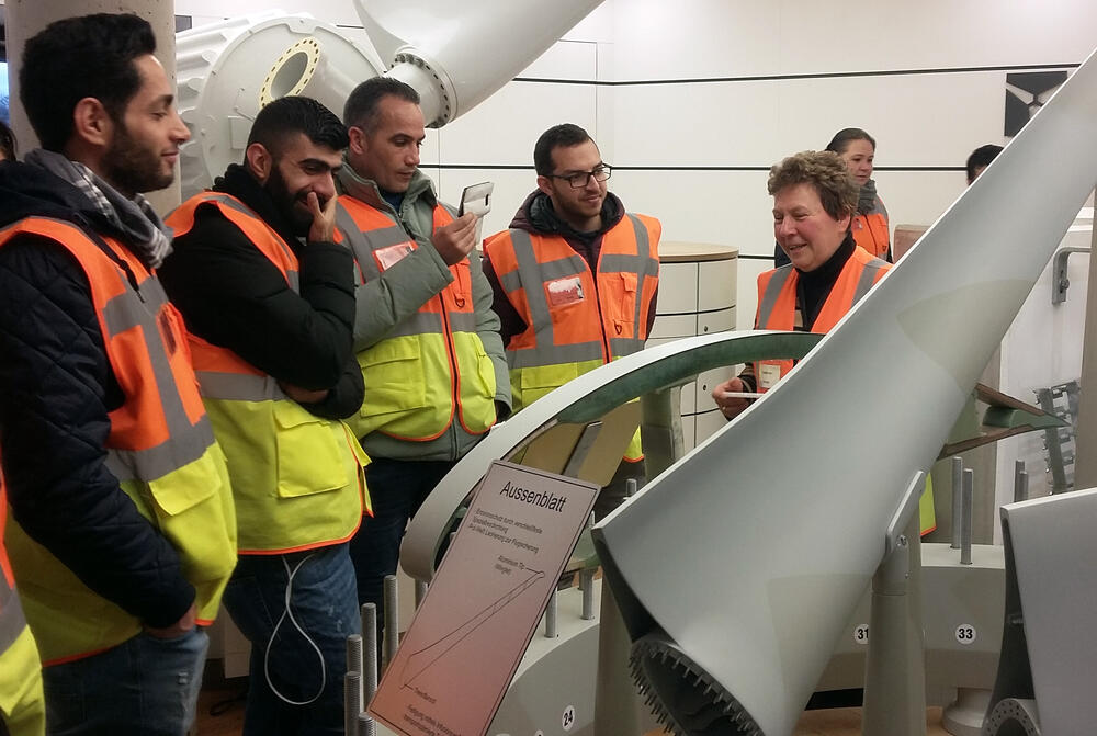 Exkursion zur Firma Enercon in Aurich © DBU/Historisch-Ökologische Bildungsstätte