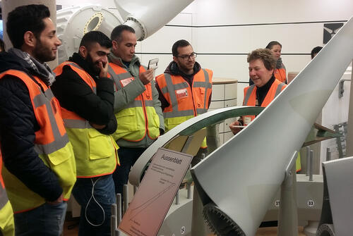 Exkursion zur Firma Enercon in Aurich © DBU/Historisch-Ökologische Bildungsstätte