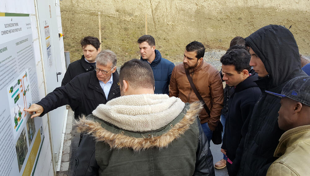 Besuch Biogas-Anlage © DBU/Historisch-Ökologische Bildungsstätte