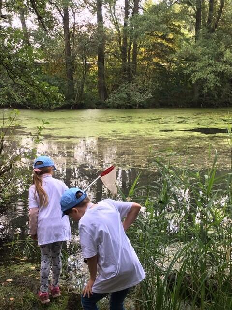 Auftrag am See: Die Aqua-Agenten untersuchen das Wasser vor Ort.   © AQUA-AGENTEN-Büro_I. Lusis