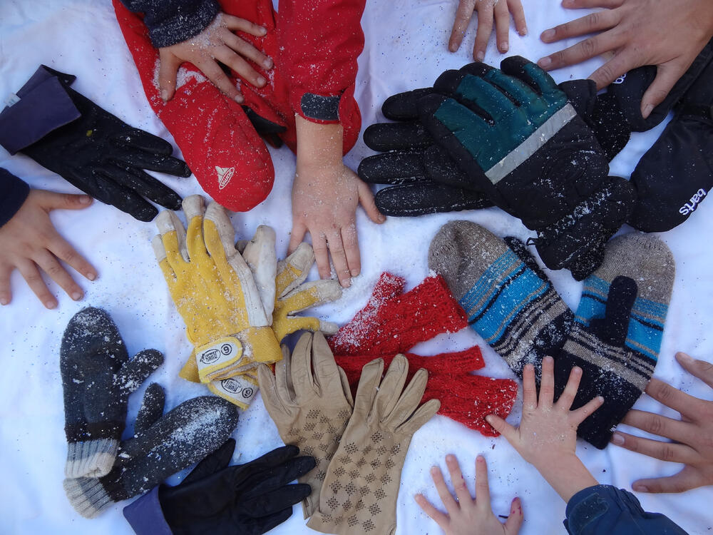 Umweltethik-Handschuhe © Sächsische Landesstiftung Natur und Umwelt