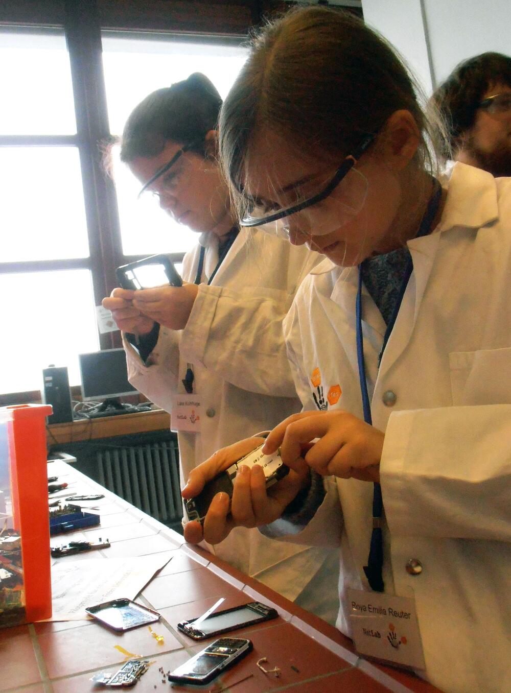 Schülerlabor-Handy © NatLab der FU Berlin