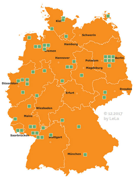Schülerlabor-Karte © LernortLabor - Bundesverband der Schülerlabore e.V.