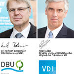 Dr. Heinrich Bottermann (DBU), Ralph Appel (VDI) © Catrin Moritz (Foto Ralph Appel)