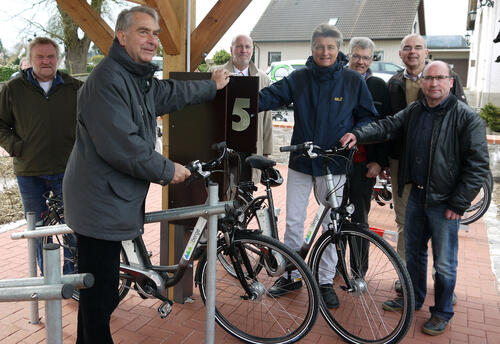 Eröffnung Ladestation Botanischer Garten &copy; Luisa Sandkühler, Naturpark TERRA.vita