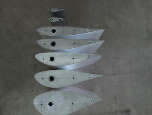 Profilquerschnitte eines Rotorblattes 