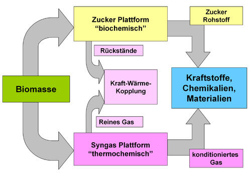 Konzept der Bioraffinerien 
