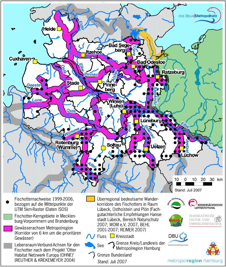 Für eine größere Ansicht bitte auf das Bild klicken. &copy; Aktion Fischotterschutz e. V. 