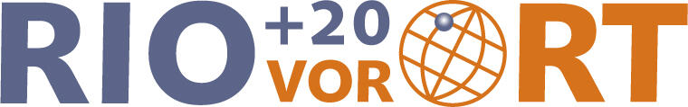 Logo Rio+20 vor Ort 