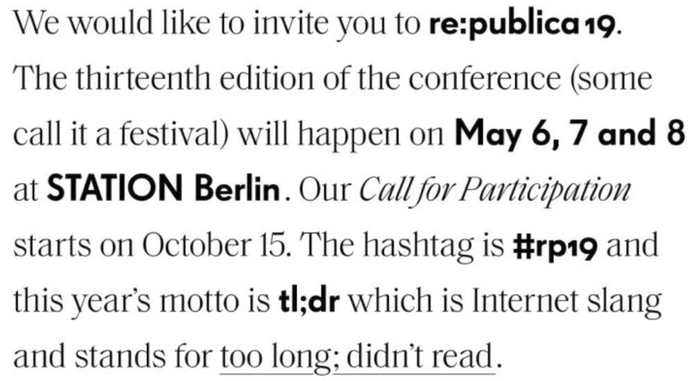 Logo Re.publica © re:publica