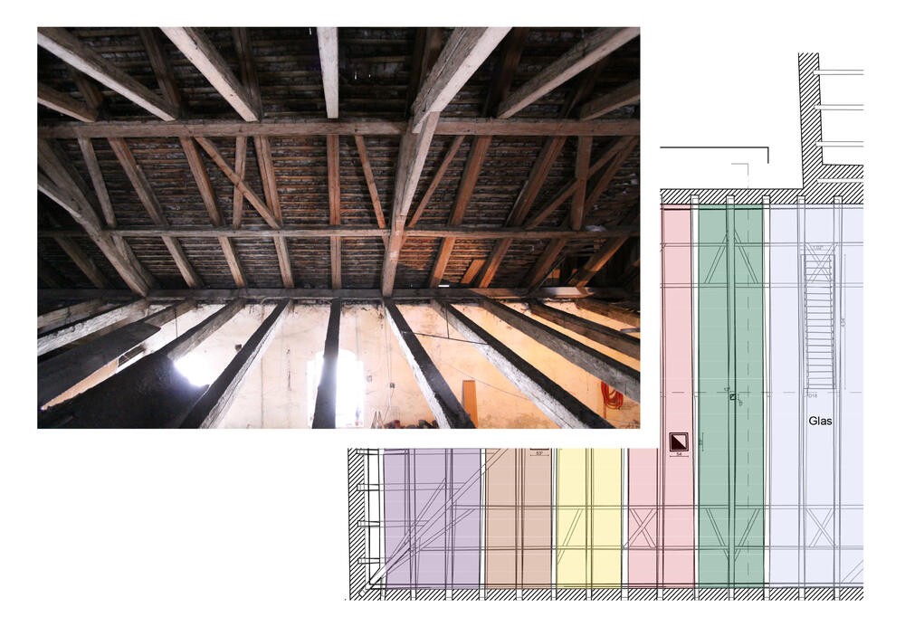 Dämmvariante im Dachstuhl 