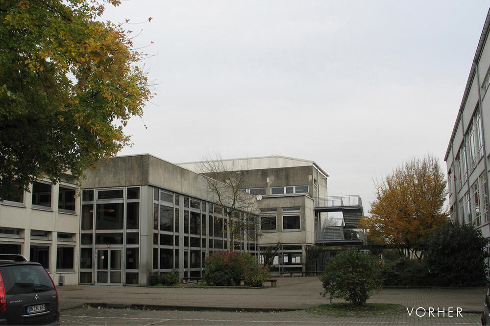 Das Gymnasium vorher 