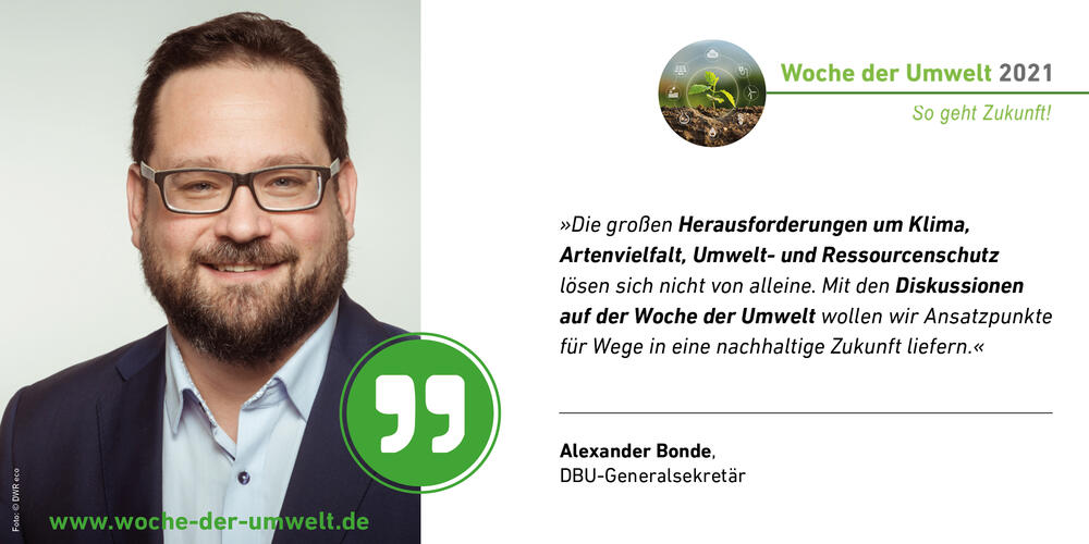 Sharepic Woche der Umwelt Zitat Bonde © Deutsche Bundesstiftung Umwelt