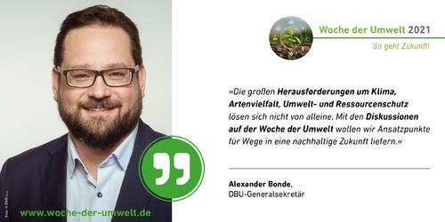Sharepic Woche der Umwelt Zitat Bonde © Deutsche Bundesstiftung Umwelt