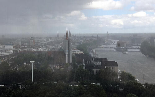 Regen über Bremen &copy; Judith Nitsch