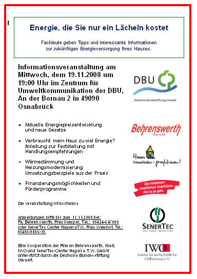 Sehen Sie selbst... &copy; SenerTec-Center Hagen a.T.W.