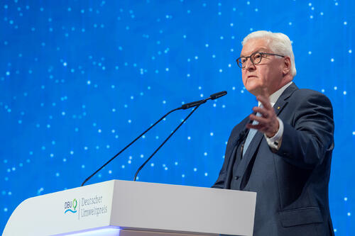 Deutscher Umweltpreis 2018: Festrede Steinmeier © Deutsche Bundesstiftung Umwelt / Peter Himsel