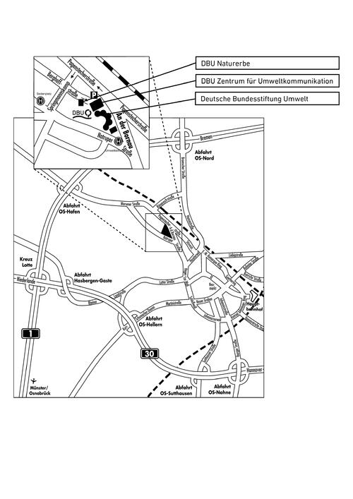 Anfahrtskizze - Pkw (Stand: 01/2014) 