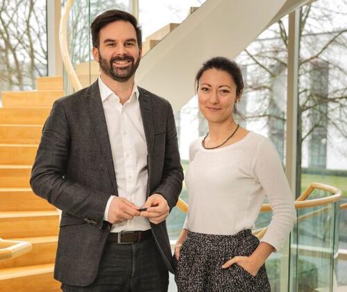 Die Geschäftsleitung von silberzebra: Matthias Fehske und Veronika Sharonova © silberzebra GmbH