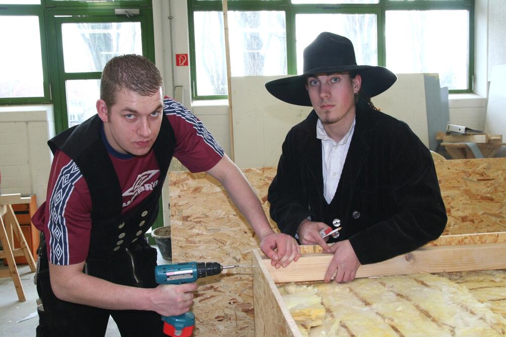 Eisblockwette Lehrlinge 