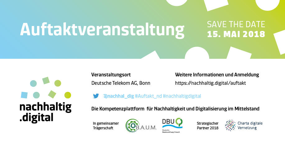 Auftaktveranstaltung der Kompetenzplattform für Digitalisierung & Nachhaltigkeit im Mittelstand &copy; nachhaltig.digital