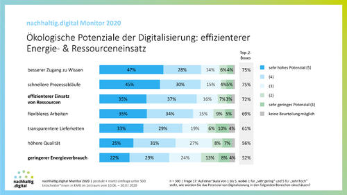 Ergebnisse Unternehmensumfrage nachhaltig.digital © nachhaltig.digital
