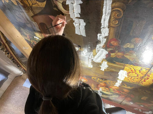 Altarbild im Freisinger Dom © Theresa Hilger