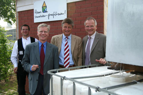 Eisblockwette Haus sanieren - profitieren 