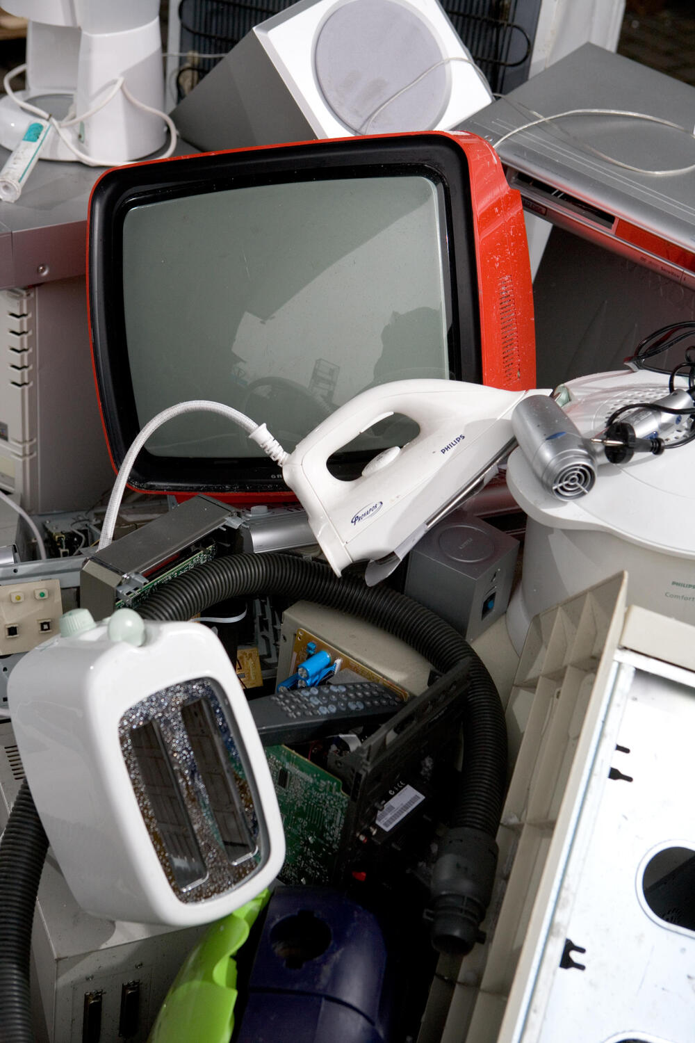 Ausrangierte Elektrogeräte 