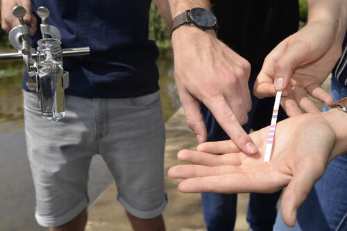 Gewässerschutz, Nitratbelastung, Citizen Science © Universität Osnabrück/ Elena Scholz