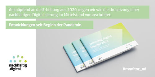 Welche Hemmnisse sehen Unternehmen bei der Umsetzung einer nachhaltigen Digitalisierung? nachhaltig.digital hat 500 Entscheiderinnen und Entscheider gefragt, wo sich KMU auf dem Weg zu Nachhaltigkeit und Digitalisierung sehen. © nachhaltig.digital