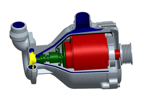 Modell Kühlmittelpumpe &copy; IGEL AG