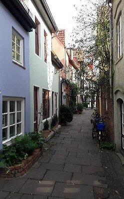 Straßenaussicht im Schnoor  