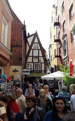 Straßenaussicht im Schnoor  