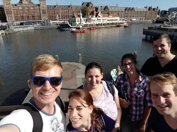 Die ungarische Gruppe in Amsterdam 