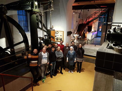 Exkursion ins Museum Industriekultur mit DBU-Stipendiatinnen und -Stipendiaten aus dem Programm für Geflüchtete November 2016  © Mohamed Al Abbas