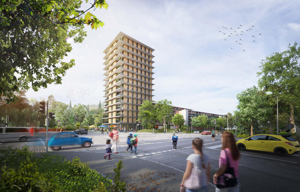 Übergabe Bewilligung Carl, Pforzheim © PETER W. SCHMIDT ARCHITEKTEN