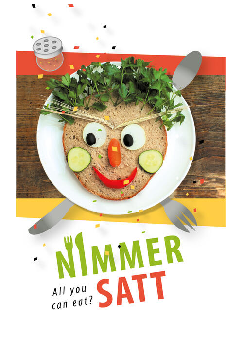 Nimmersatt - Was uns auf den Teller kommt. Foto: UNIKATUM Kinder- und Jugendmuseum gGmbH 