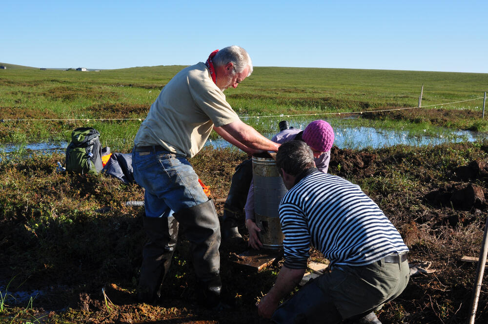 Research Poylgon moor peat profile © Greifswald Moor Centrum